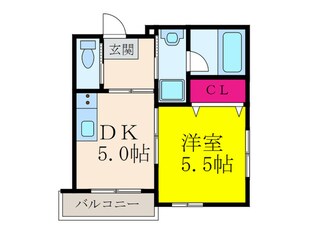 パーチェ豊中の物件間取画像